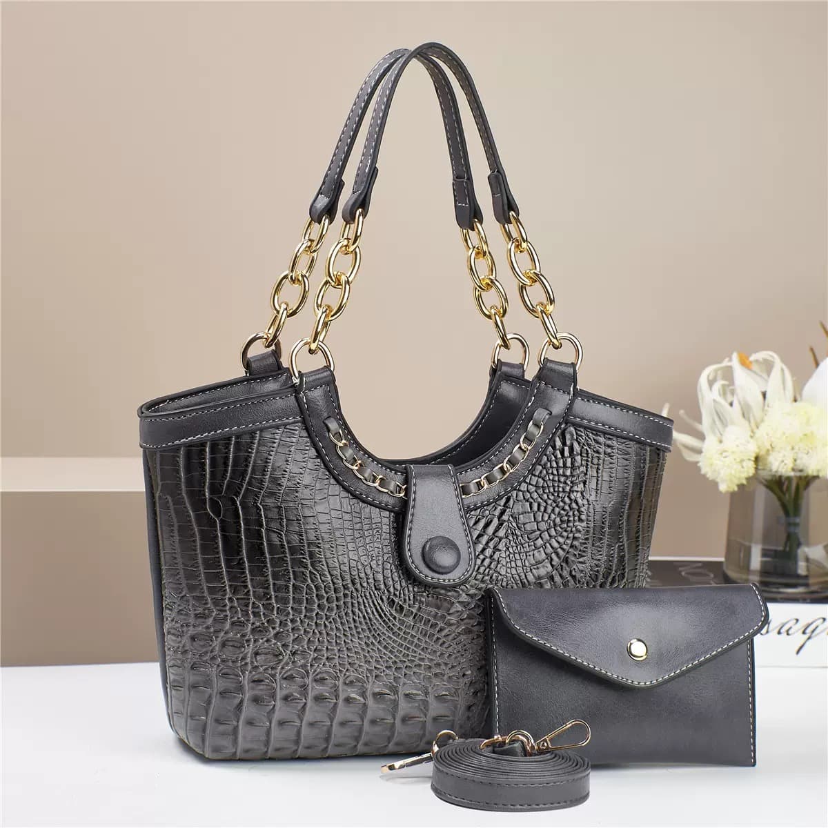 Summer New Fashion Handbag Popular Single Shoulder Crossbody Bag Elegant Ladies Bag Middle-Aged Mother Bag Versatile