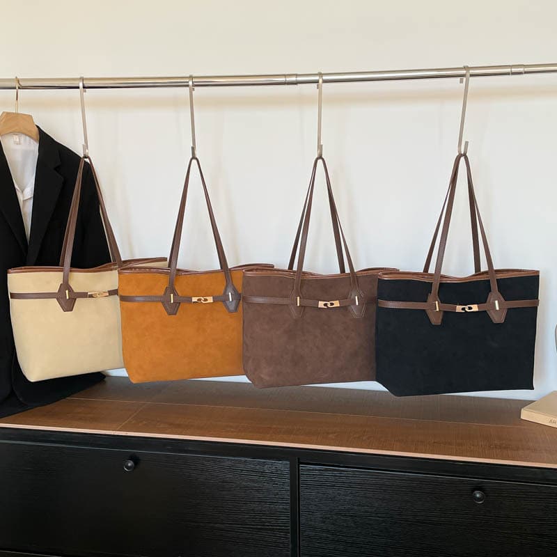 Winter New Retro Frosted Women's Large Capacity Western Style Casual Handbag Fashion Casual Underarm Bag