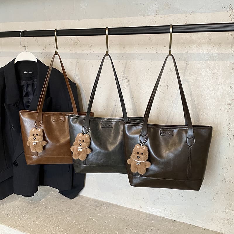 Large-Capacity Tote Bag for Women New Fashion Simple Casual Shoulder Bag for Work and Commuting Trendy Bag