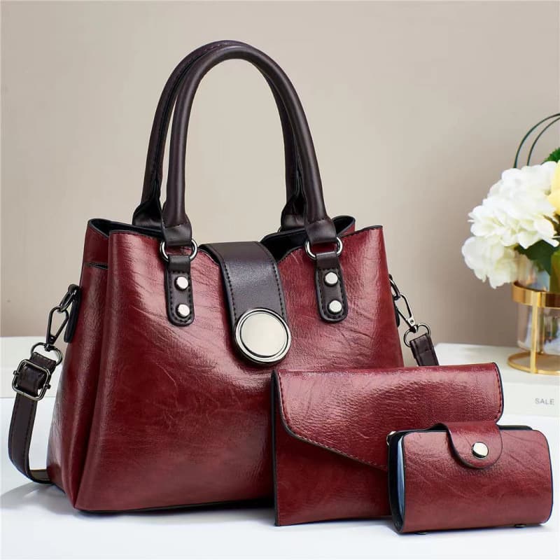 Two-piece small buns temperament handbag daily wild diagonal bag casual fashion shoulder bag cross-border Bags