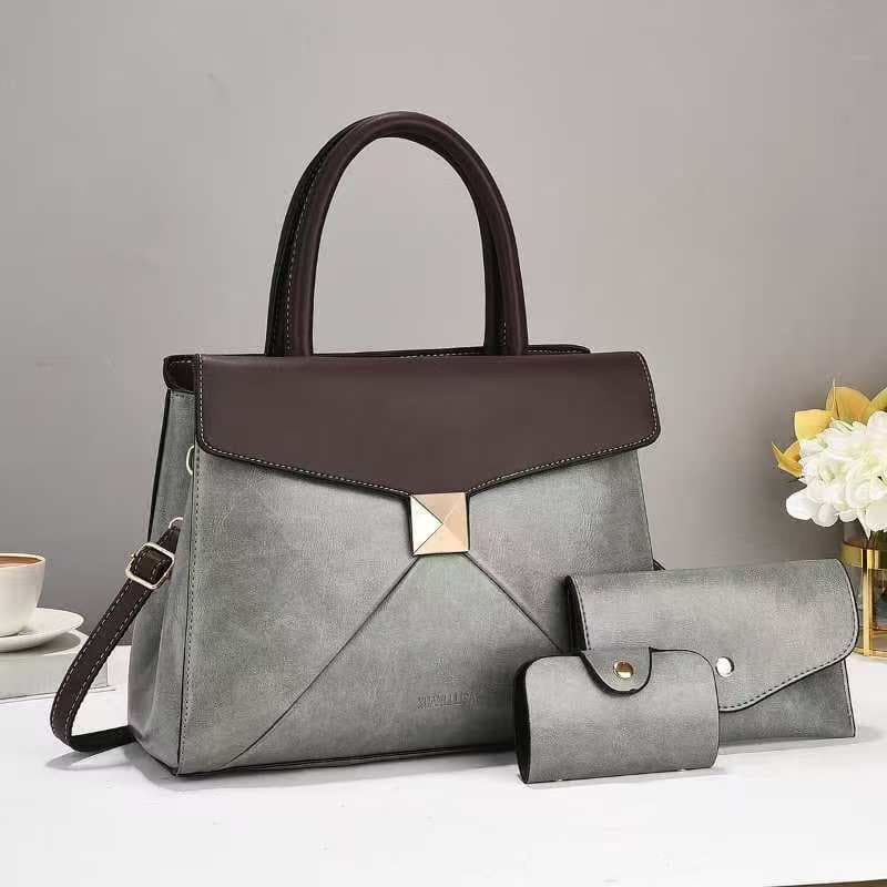 Three-Piece Set of Mother-In-Law Bags Summer New Handbag Casual Fashion Single Shoulder Crossbody Bag Handbag