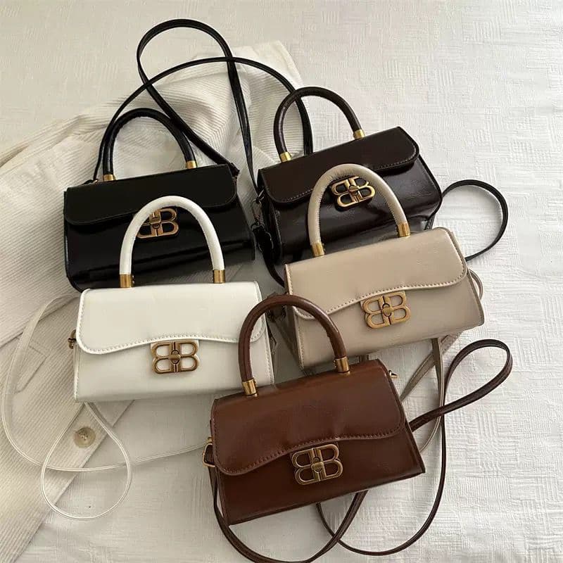 Wholesale Korean fashion lock portable small square bag women's bag summer new light luxury shoulder bag simple messenger bag