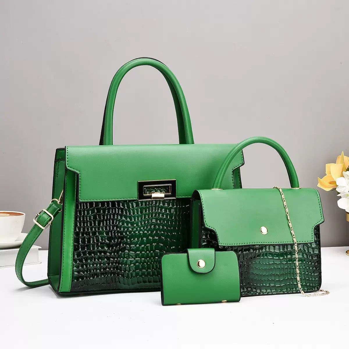Two-Piece Set of Mother-In-Law Bags New Summer Versatile Handbags Casual Fashion Single Shoulder Crossbody Bags