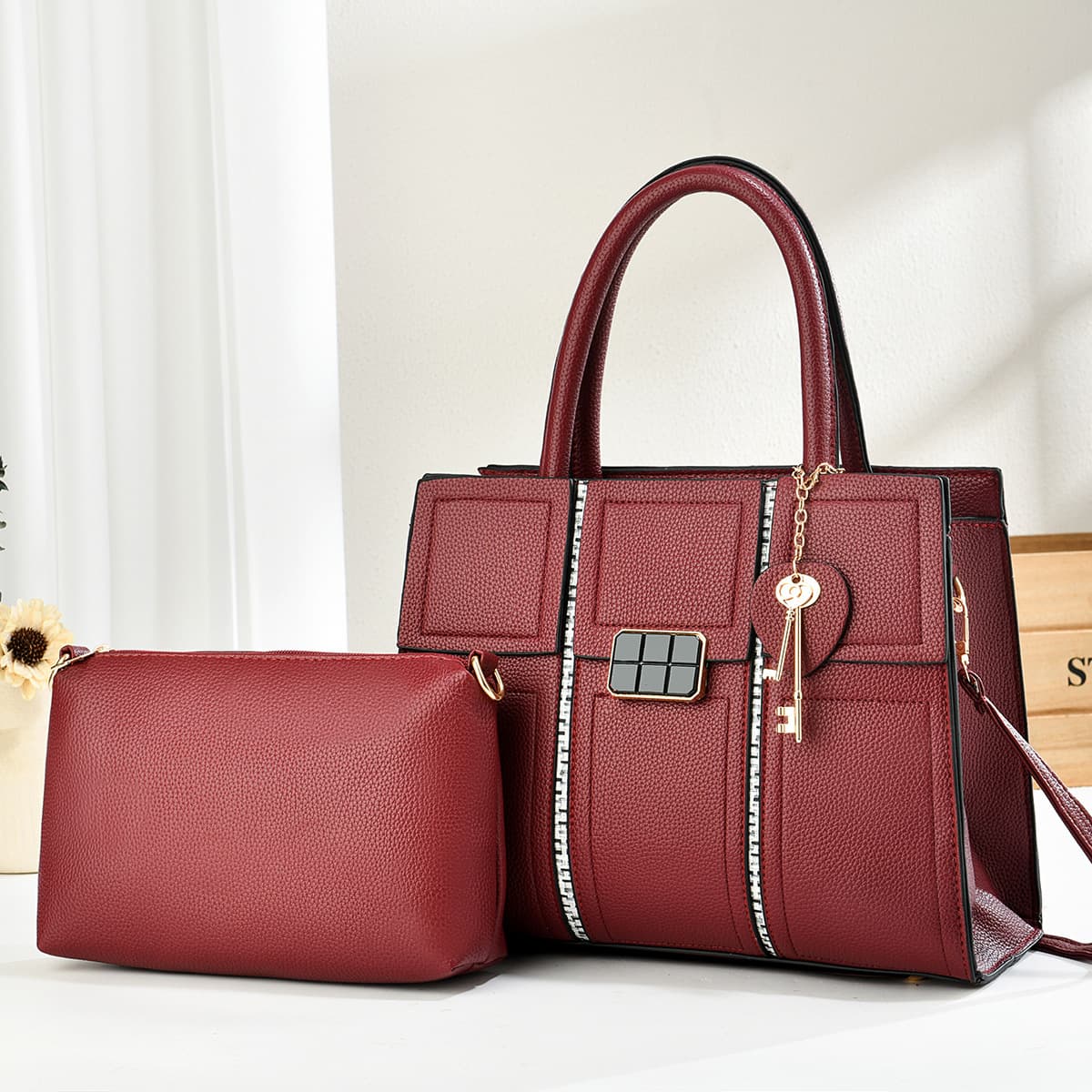 Two-Piece Set of Mother-In-Law Bags New Handbags Casual Shoulder Bags Fashion Crossbody Bags Cross-Border Bags