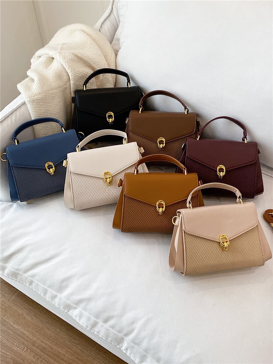 Foreign Trade Women's Bag Handbag Cross-Border New European and American Fashion Women's Satchel Shoulder Crossbody Bucket Bag