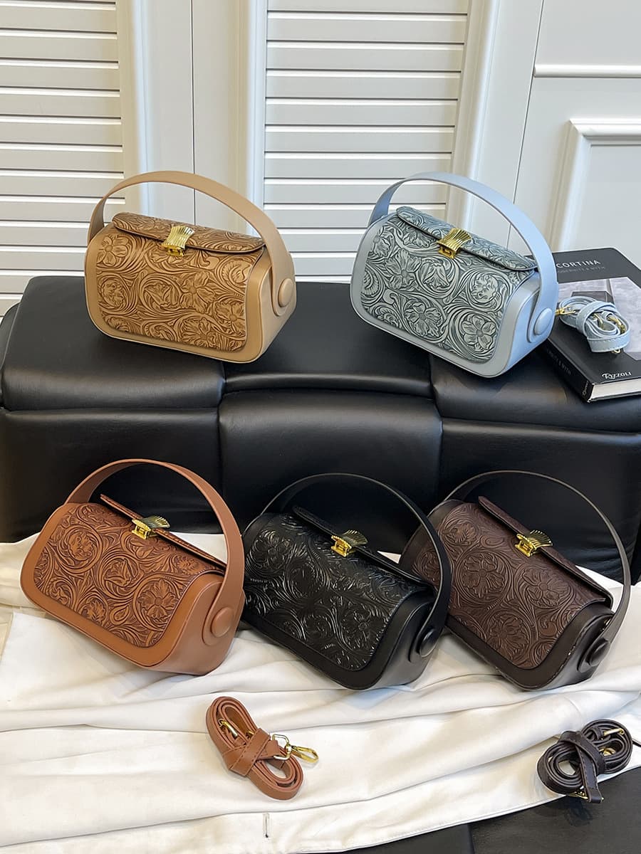 New fashion handbag versatile one-shoulder cross-body bag cross-border foreign trade source factory simple contrast color small square bag female