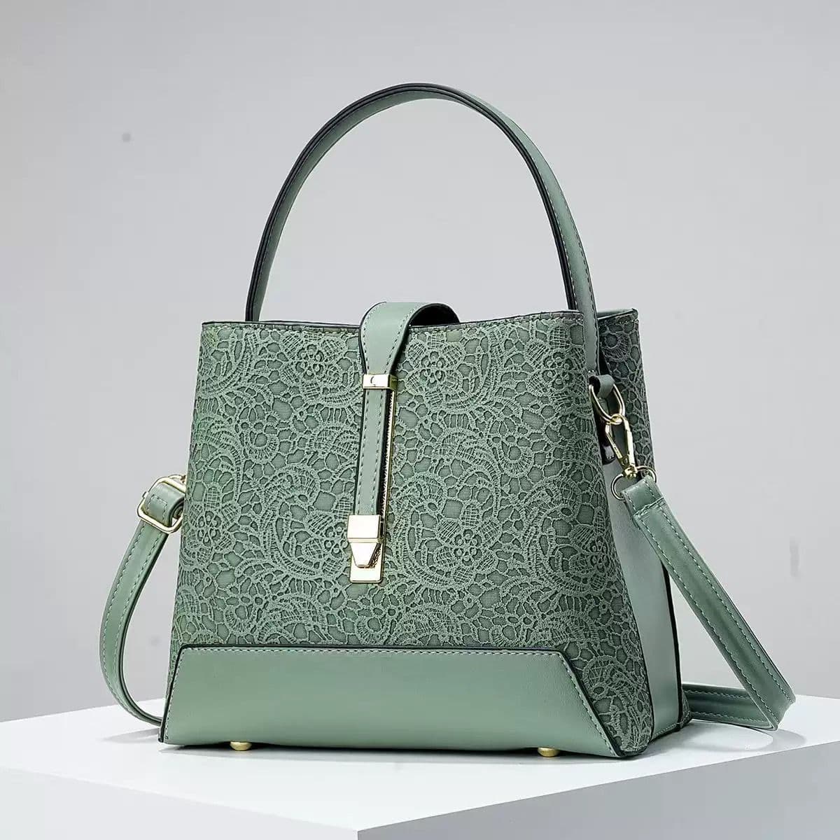 Elegant Handbag New Fashion Bucket Bag Women's Bag Stylish Versatile Shoulder Crossbody Bag Cross-Border Bag