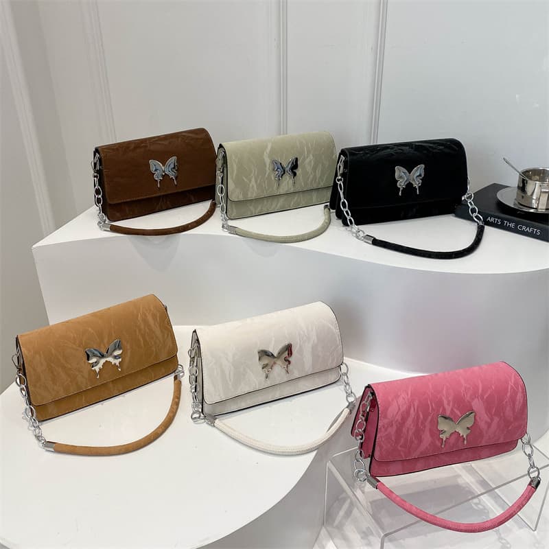 Korean Style High-end Fashion Bag Women's New Women's Bag All-match Commuter Shoulder Bag Niche Casual Small Square Bag