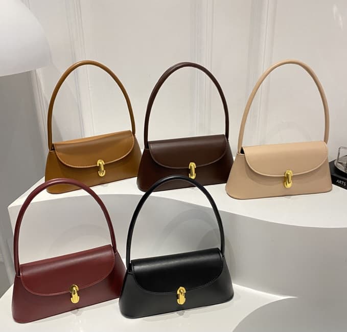 New Simple and Stylish Shoulder Bag for Women, Versatile and Fashionable Internet Celebrity Personality Crossbody Bag, French Niche Armpit Bag