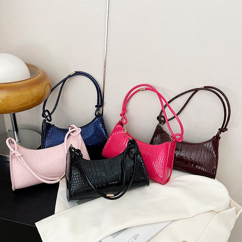 French Niche Designer Bags for Women, New Trendy Fashion Handbags, Versatile Textured Shoulder Bags, Ins-Style Underarm Bags