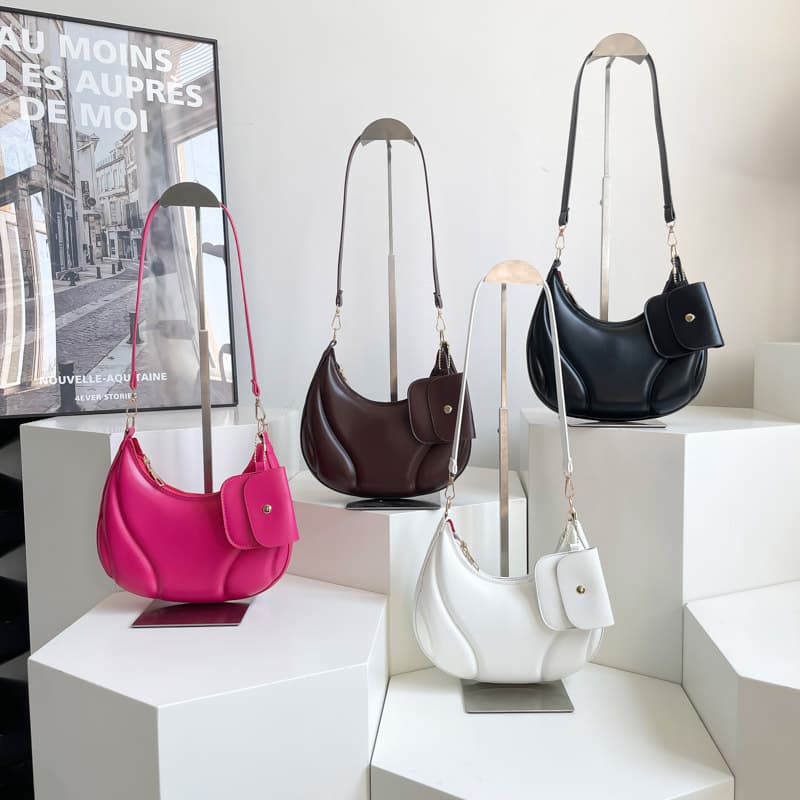 Fashion Women's Bag New Trendy Versatile Underarm Bag Women's High-End Shoulder Bag Niche Commuter Crossbody Bag Women