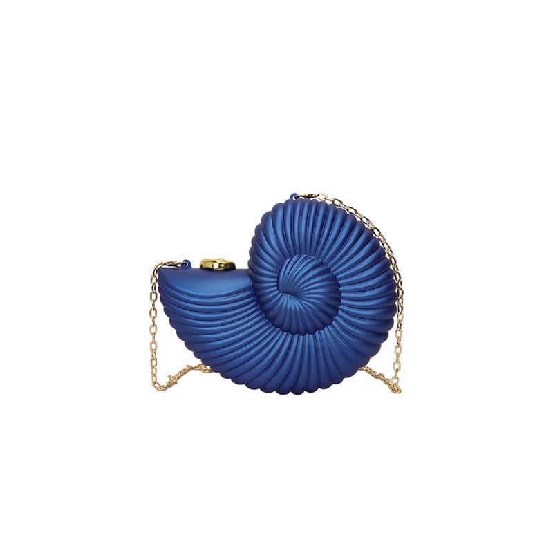 Cross-Border Trendy Conch Shape Chain Shoulder Crossbody Bag 2025 New Acrylic Bag Fashionable Versatile Banquet Bag