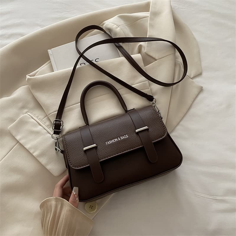 New Niche Design Box Bag, Trendy Versatile Shoulder Bag, Fashionable Crossbody Bag, High-Quality Textured Handheld Small Square Bag