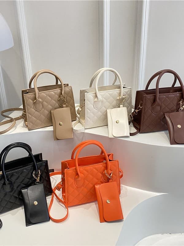 Embroidery line rhizo bag new tide fashion shoulder ostly parent cottage bag simple personality portable Messenger bag