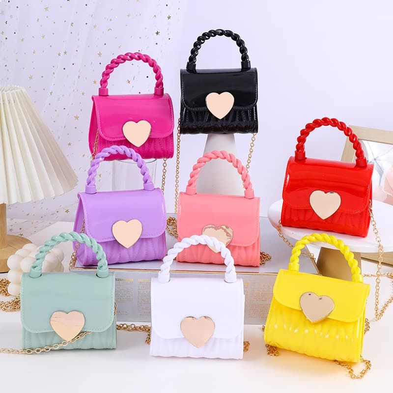 Cross-Border New Women's Handbag Mini Small Bag Shoulder Bag Crossbody Bag Women's Bag Love Jelly Bag