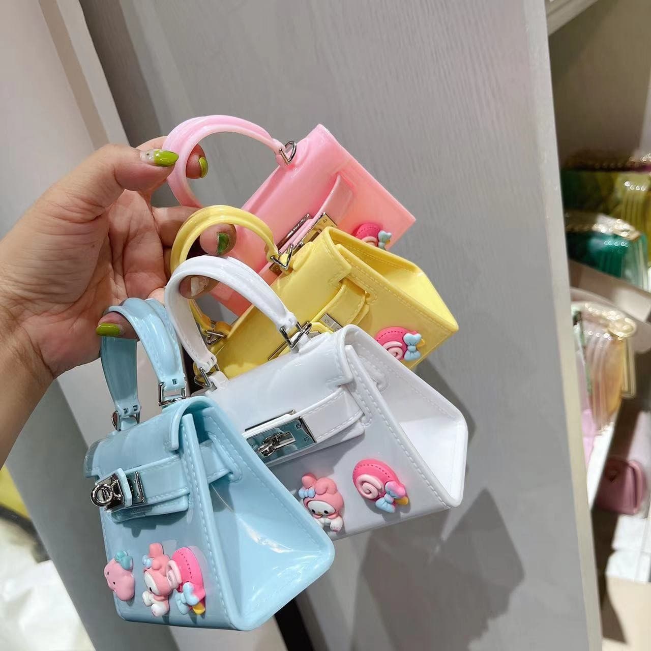 Children's Bag Summer New DIY Handbag Fashionable Cute Girls Small Bag Mini Crossbody Jelly Bag