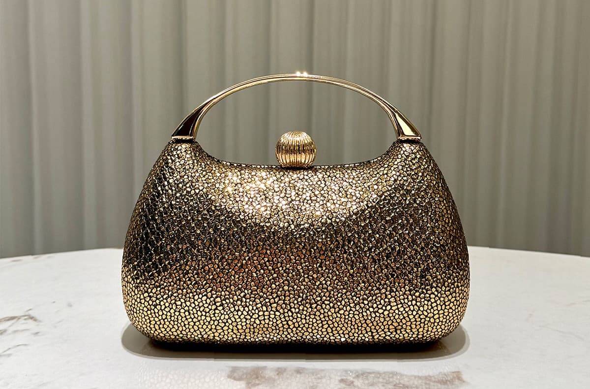 Women's Personalized Glitter Pu Fabric Evening Bag, Fashionable and Elegant Clutch Bag