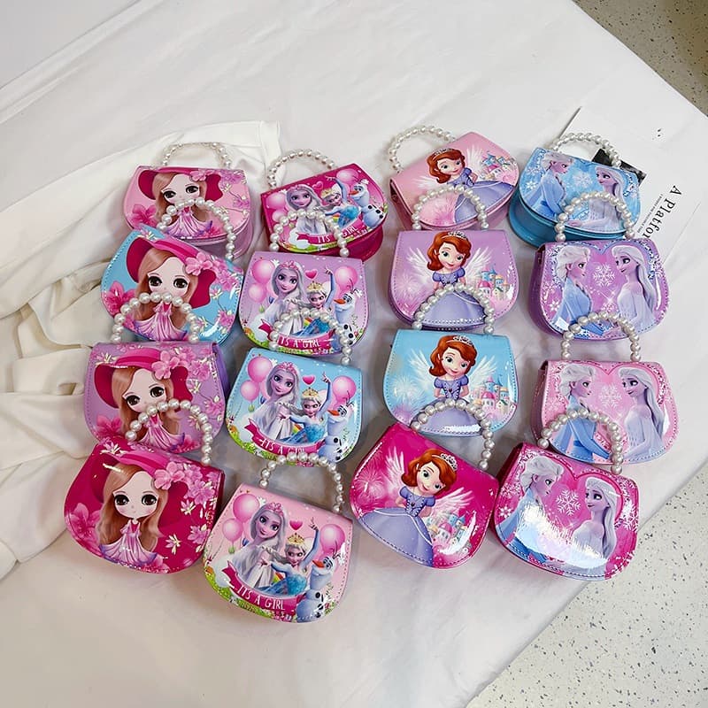 Factory Direct Sales Children's Handbag New Model Girls' Crossbody Embroidered Handbag for Girls